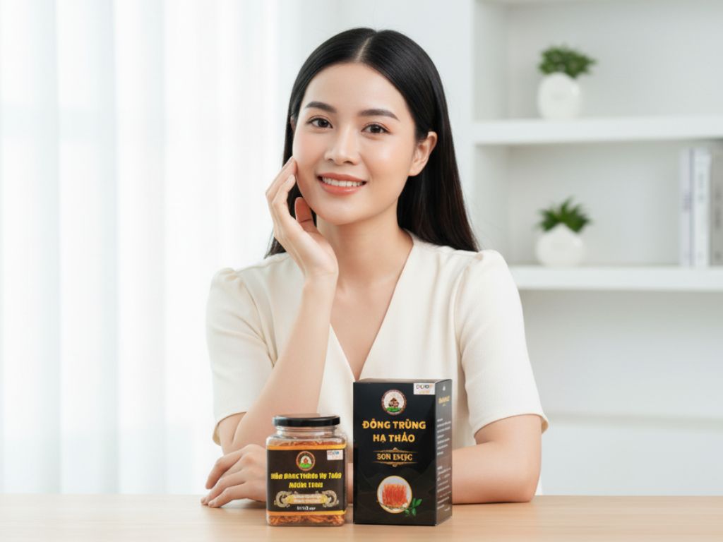 Nấm đông trùng hạ thảo và lợi ích làm đẹp da